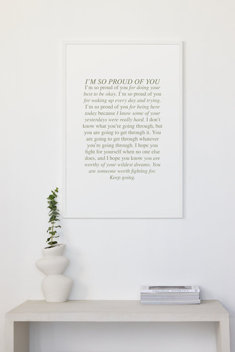 So Proud Of You Framed Print