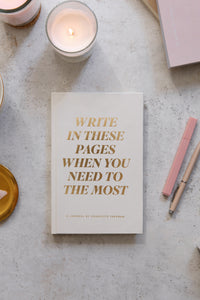 Write In These Pages Journal
