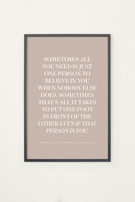 All You Need Framed Print - Shop Catalog