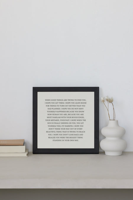 Let Good Things Find You Print - Shop Catalog