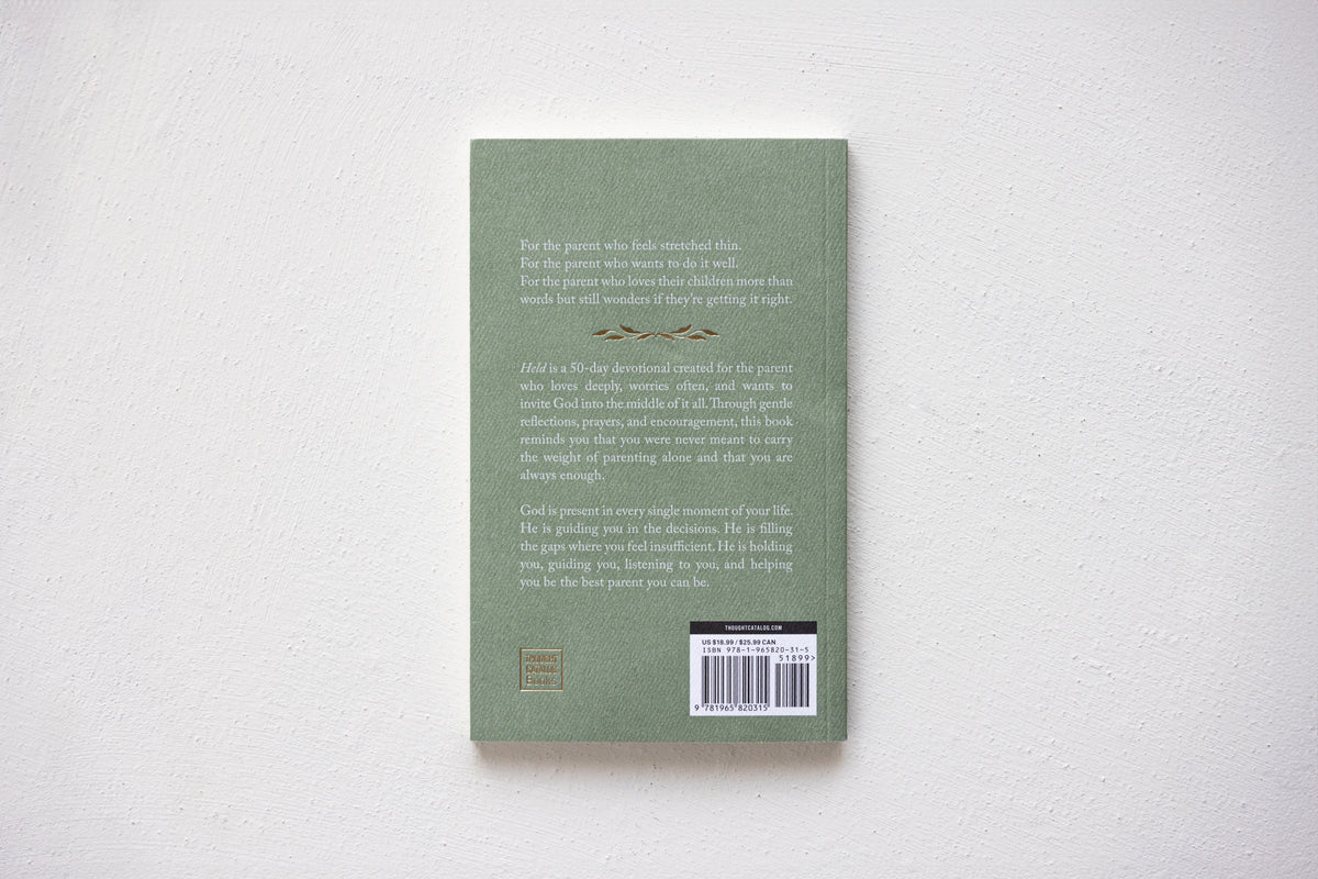 Held: A 50 Day Devotional For Parents