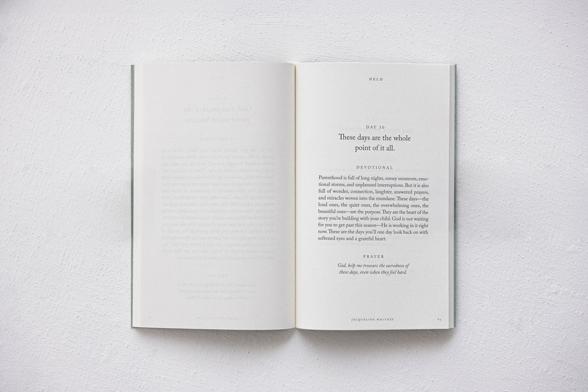 Held: A 50 Day Devotional For Parents