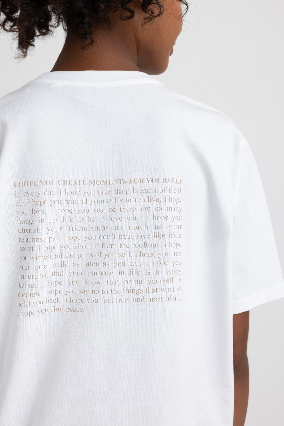 I Hope You Find Peace Michaela Poetry Shirts