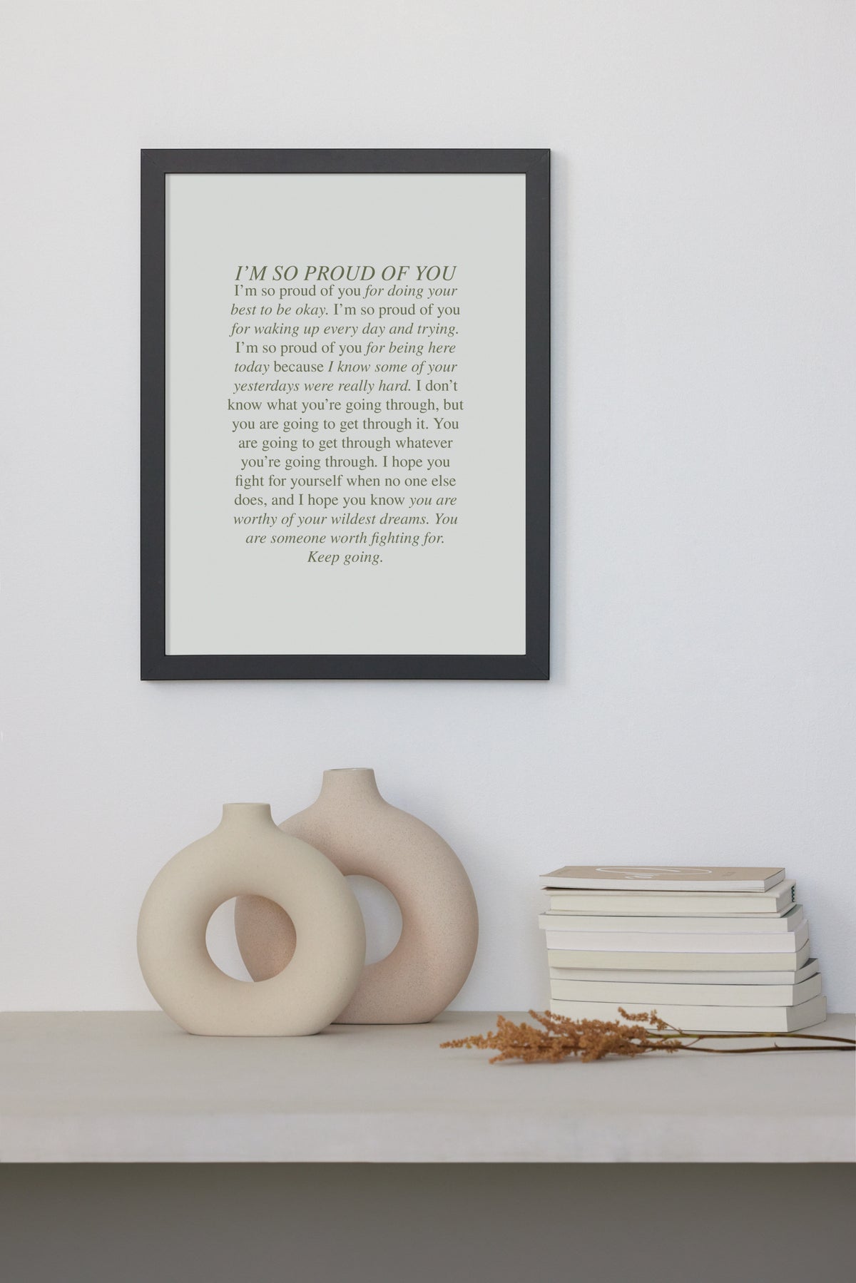 So Proud Of You Framed Print