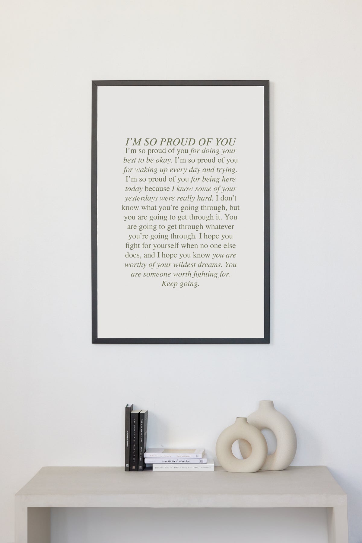 So Proud Of You Framed Print