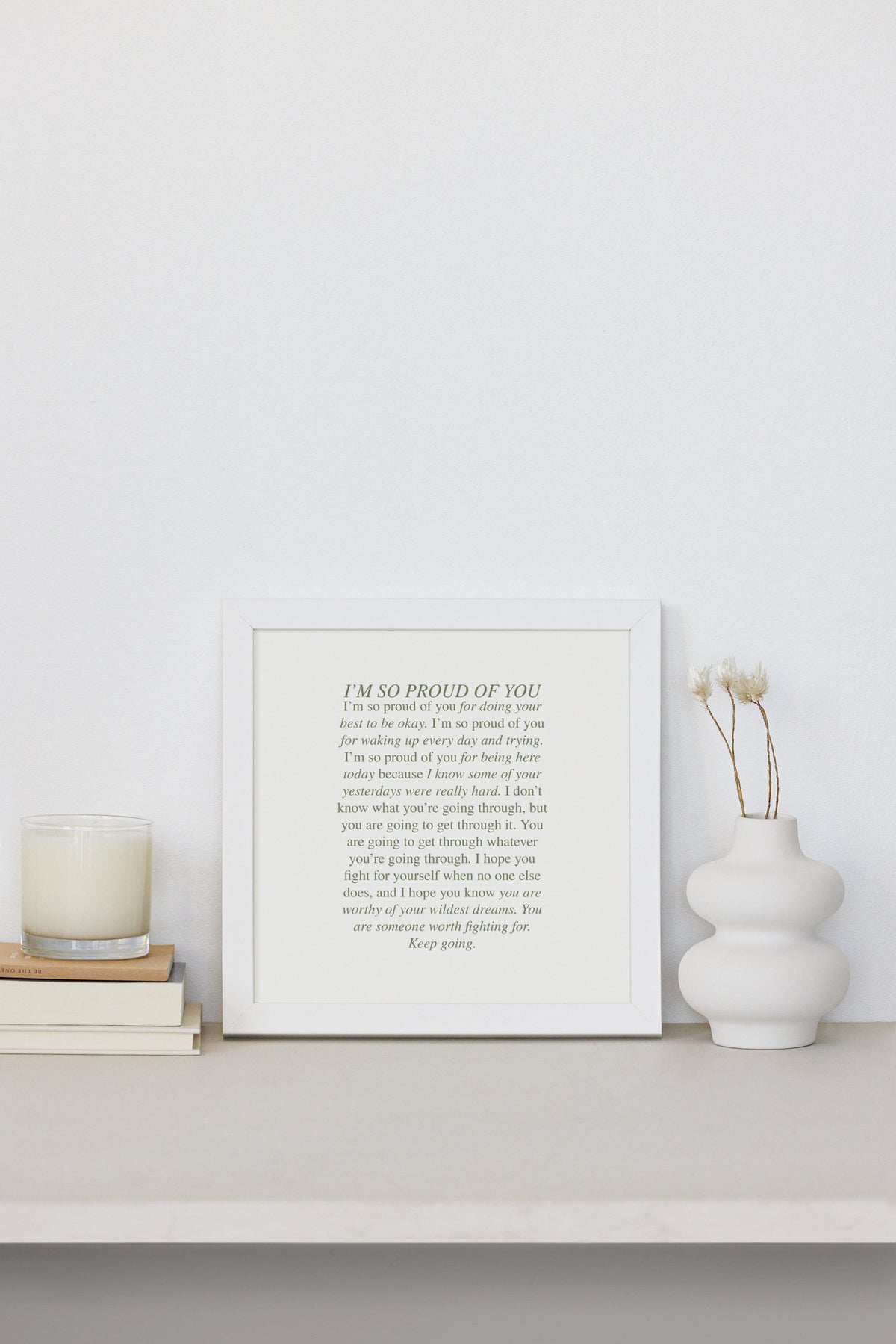 So Proud Of You Framed Print