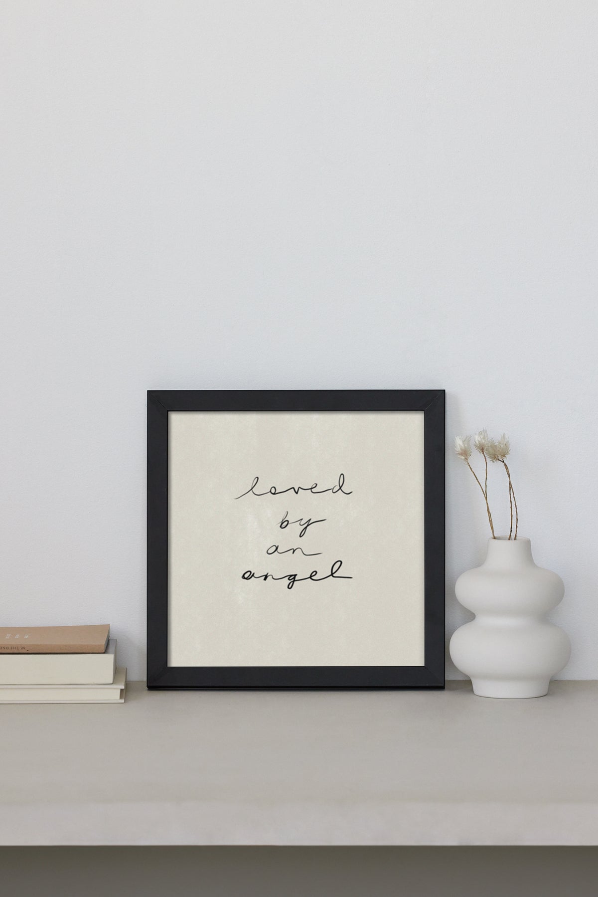 Loved By An Angel Print