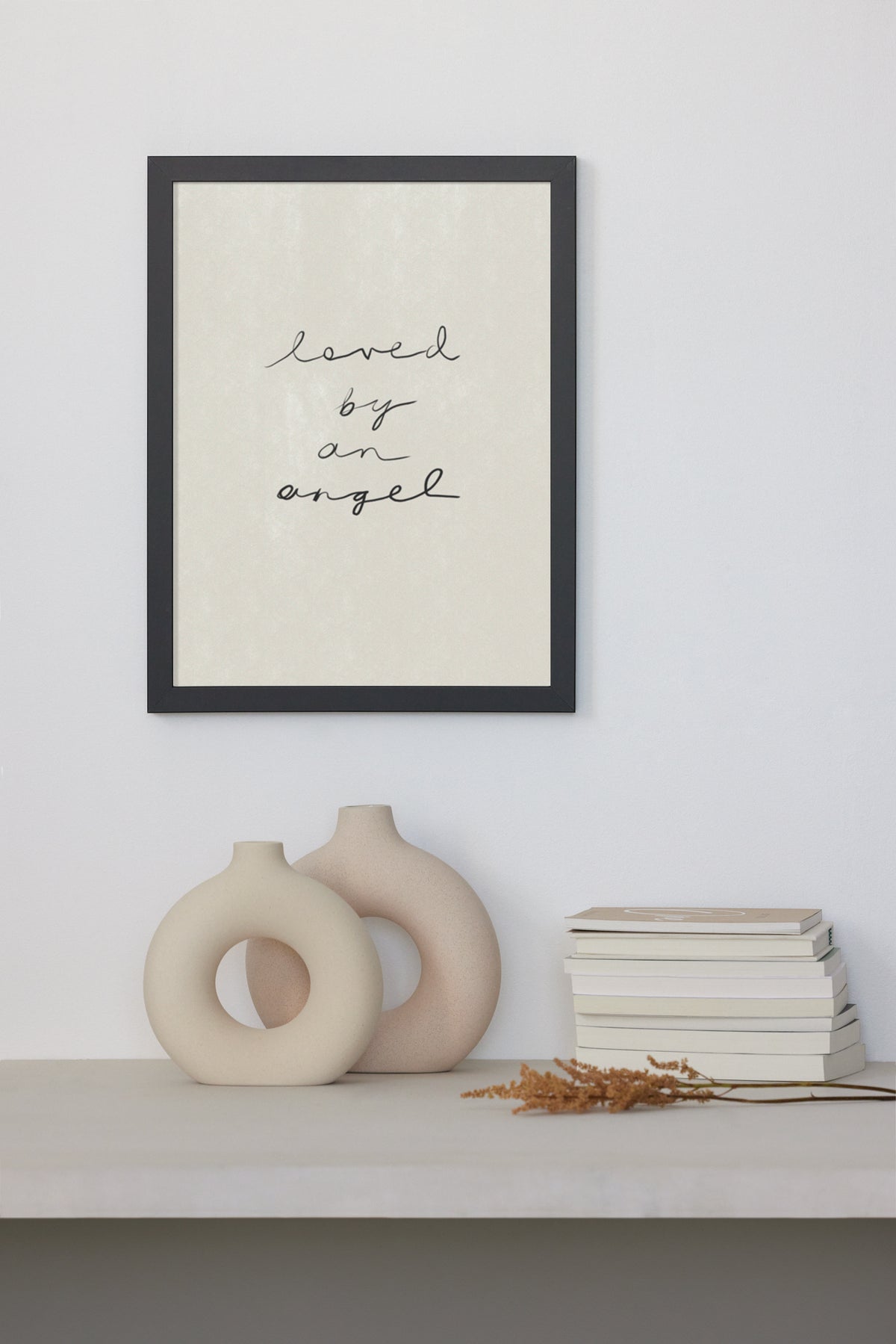 Loved By An Angel Print