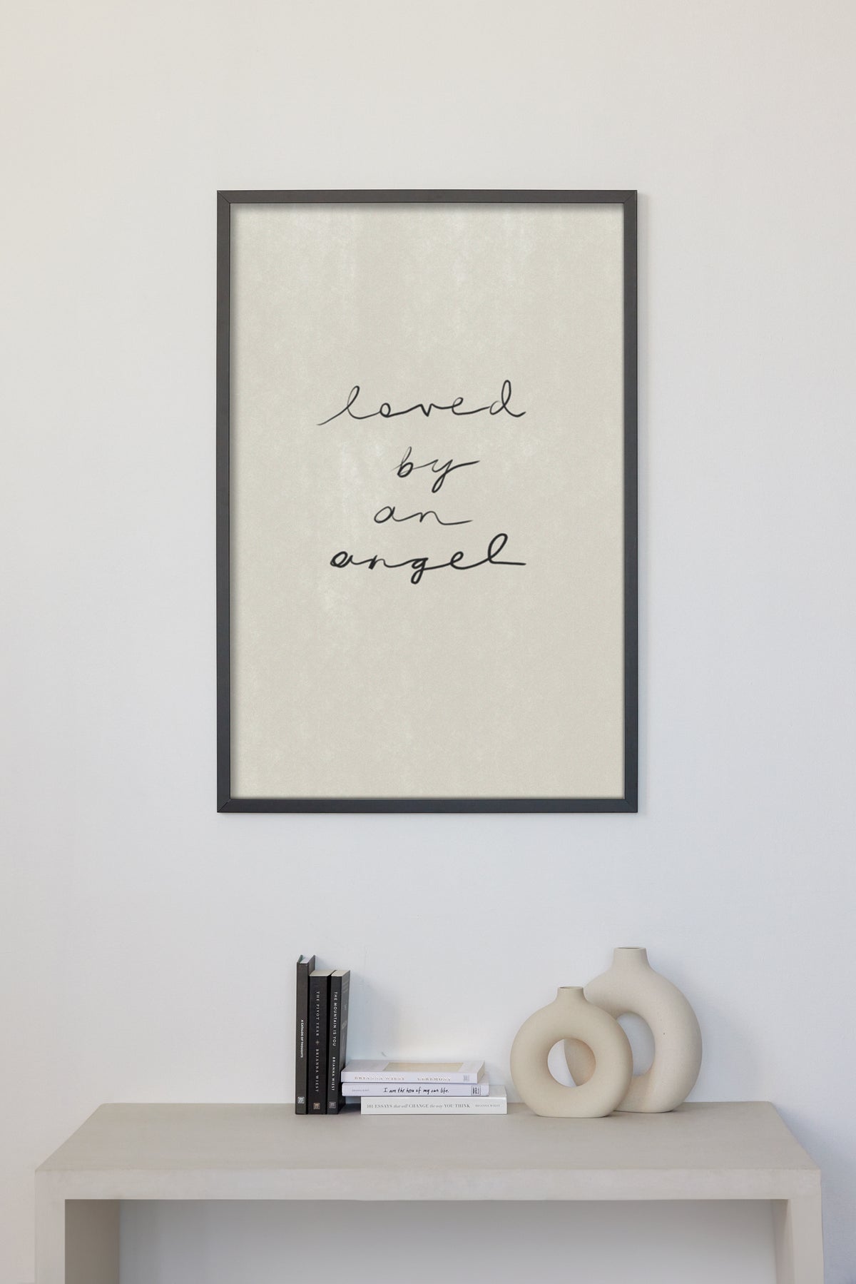 Loved By An Angel Print