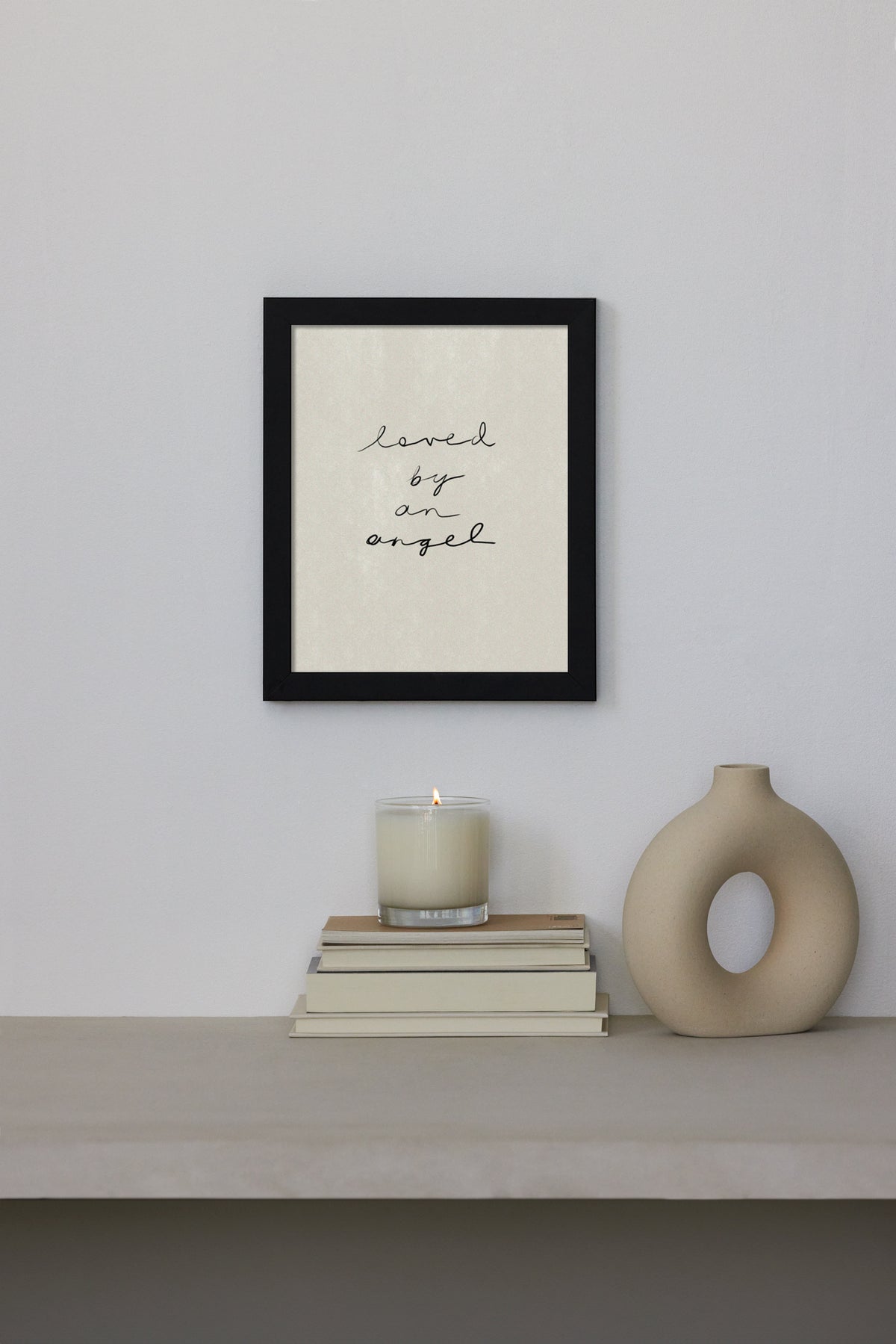 Loved By An Angel Print
