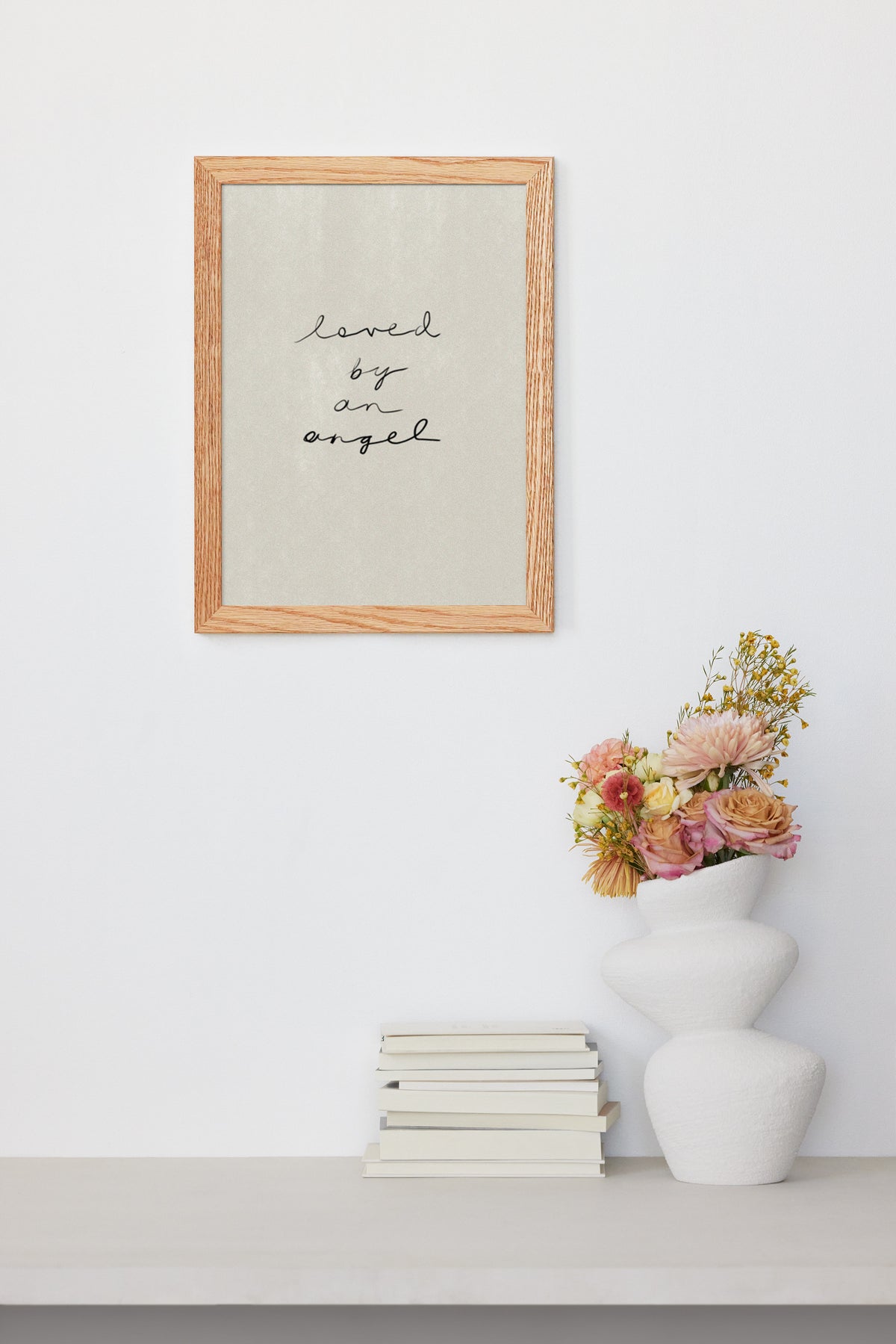 Loved By An Angel Print
