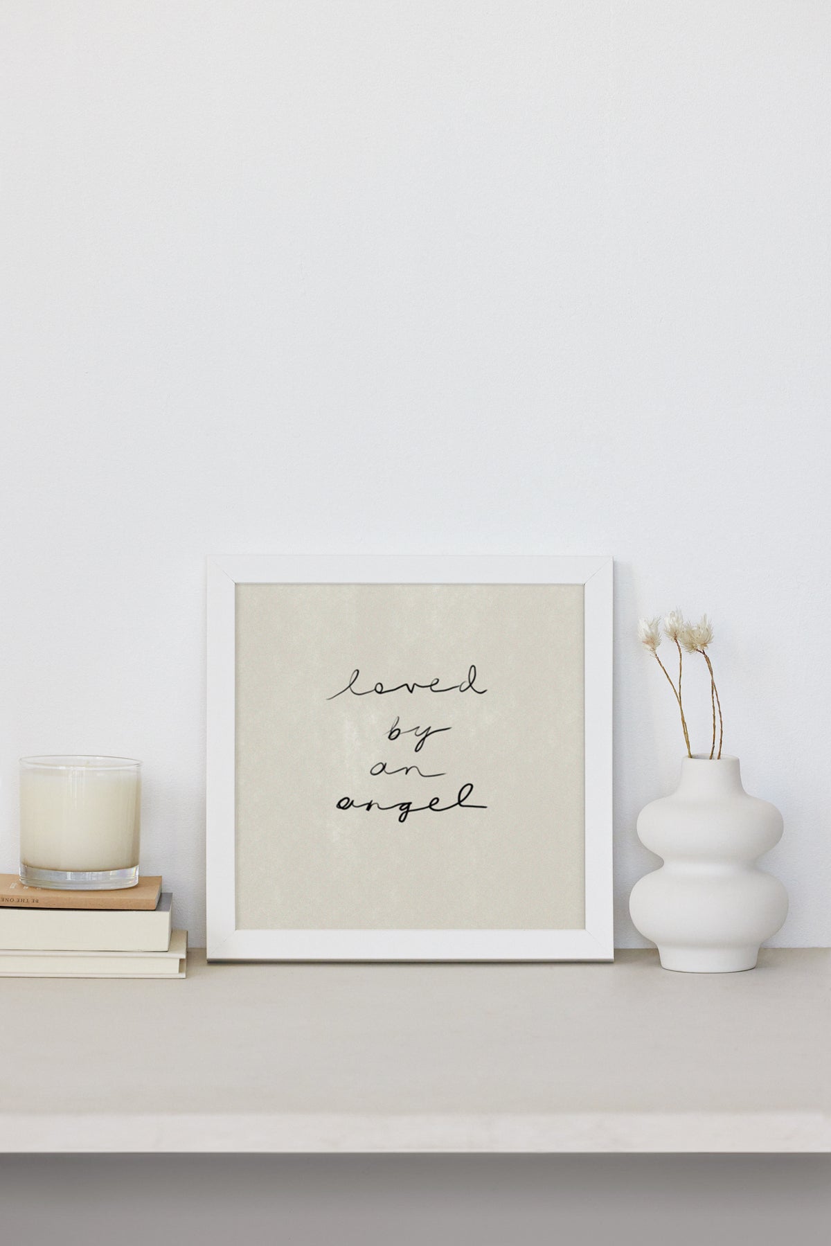 Loved By An Angel Print