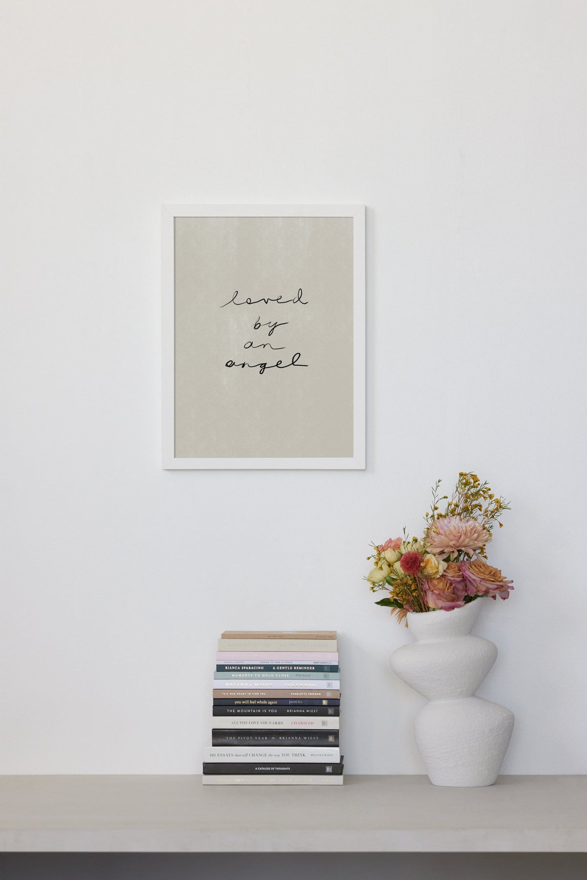 Loved By An Angel Print