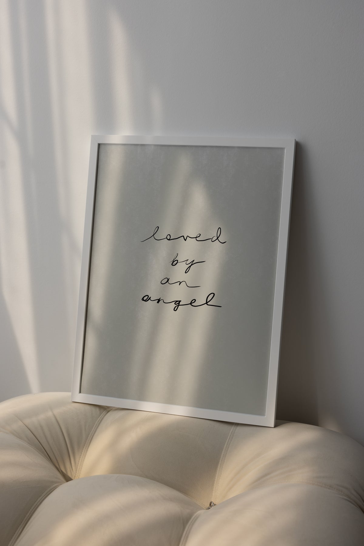 Loved By An Angel Print