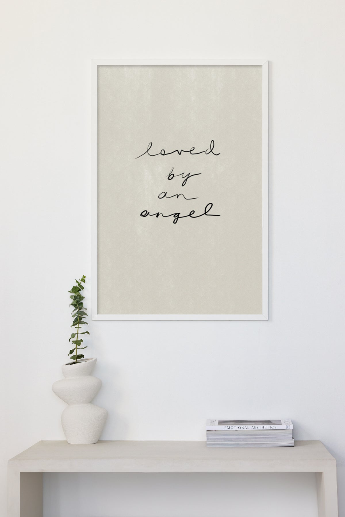Loved By An Angel Print