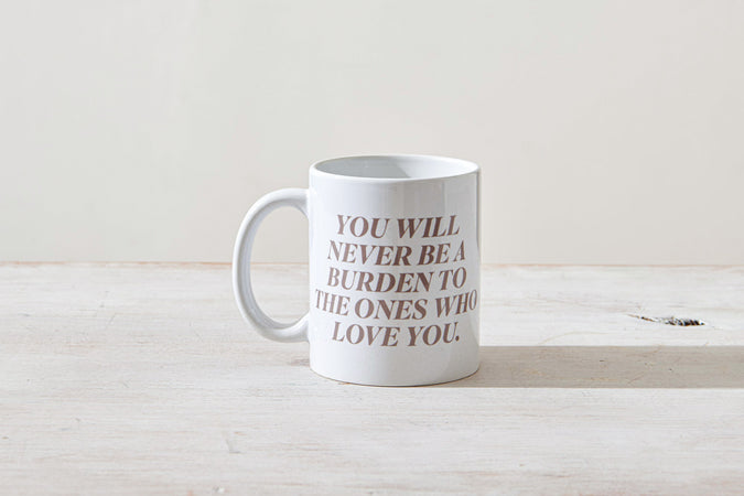 Never A Burden Mug - Shop Catalog
