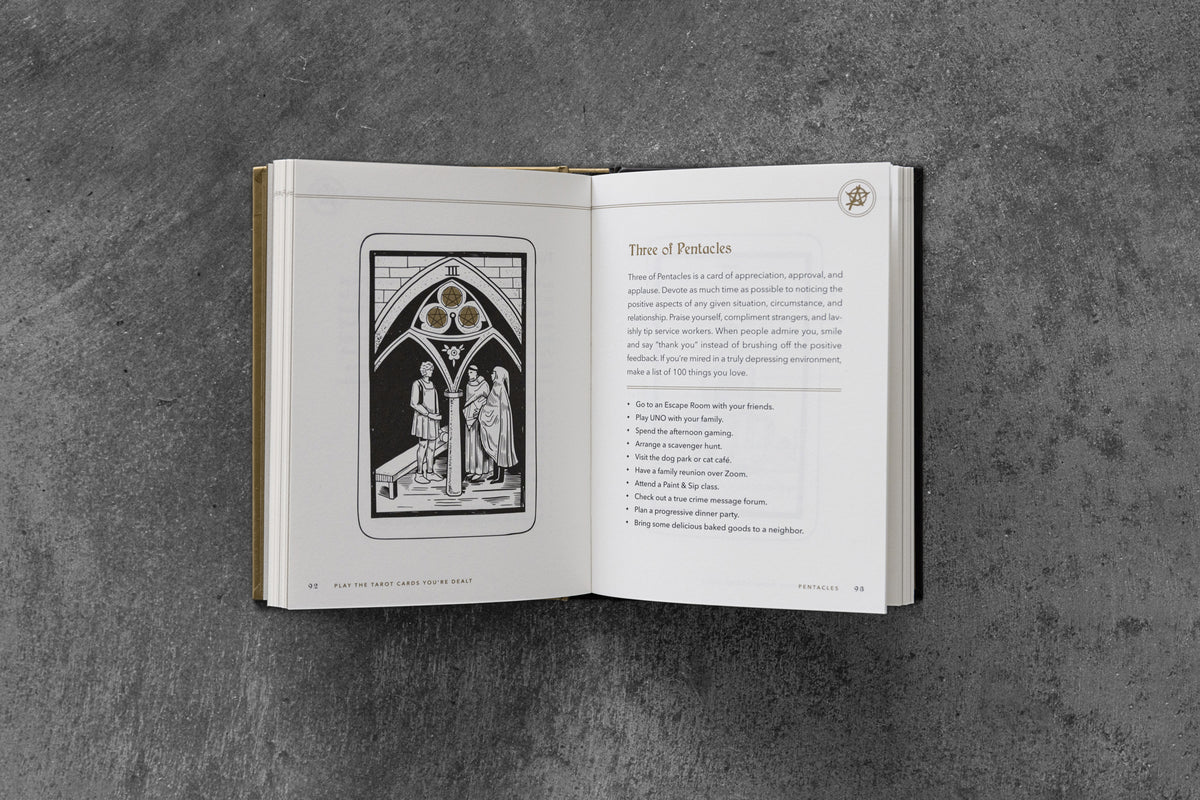 Play the Tarot Cards You're Dealt: Practical Prompts To Manifest Your Dreams