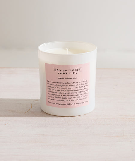 Romanticize Your Life Candle - Shop Catalog