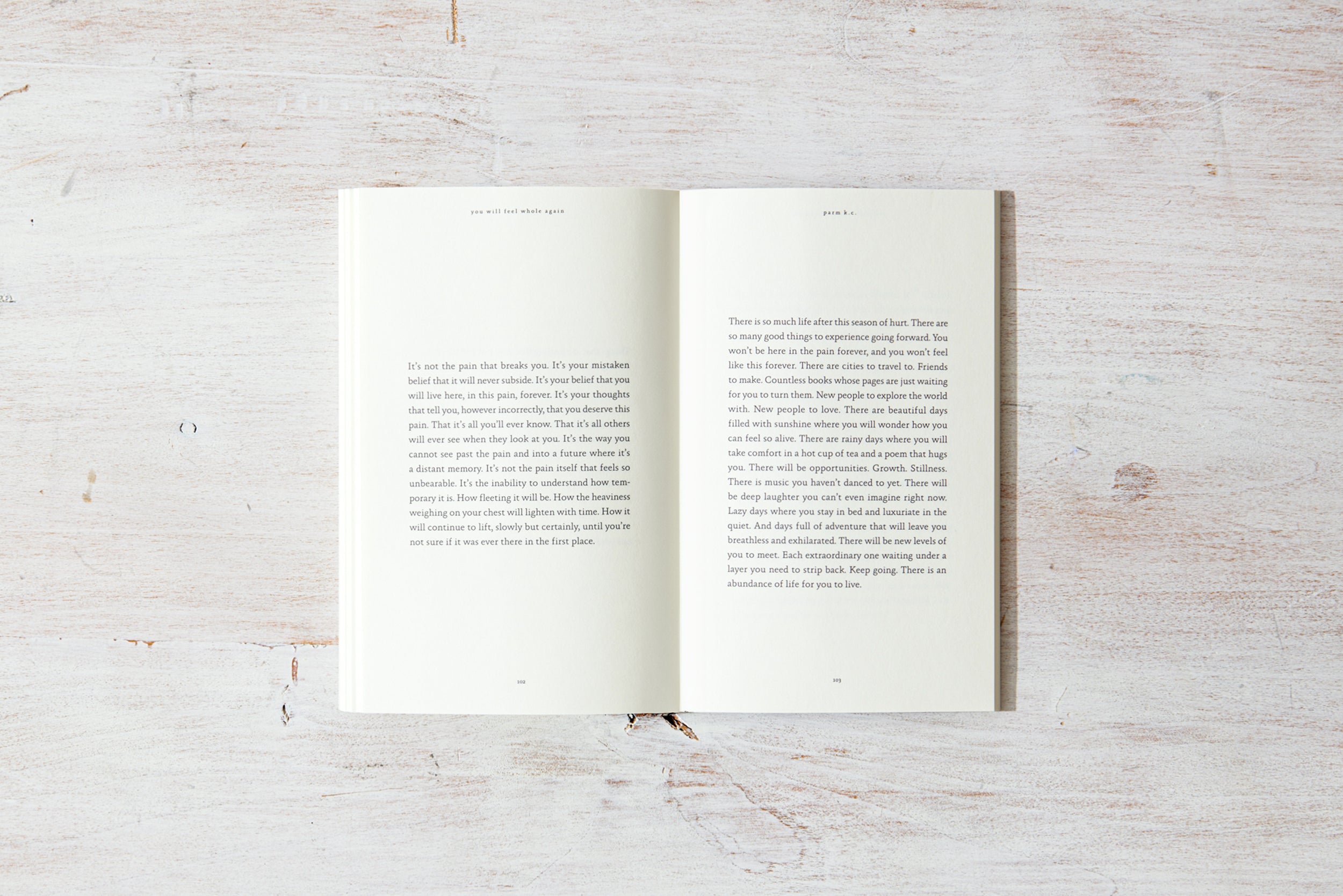 You Will Feel Whole Again by Parm K.C. | Shop Catalog