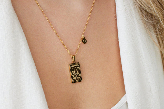 Cancer Zodiac Necklace - Shop Catalog