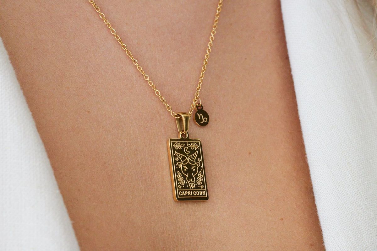 Capricorn Zodiac Necklace