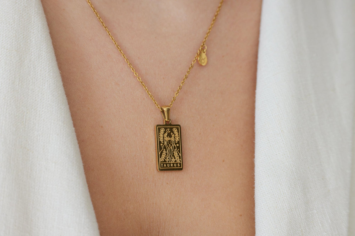 Taurus Zodiac Necklace