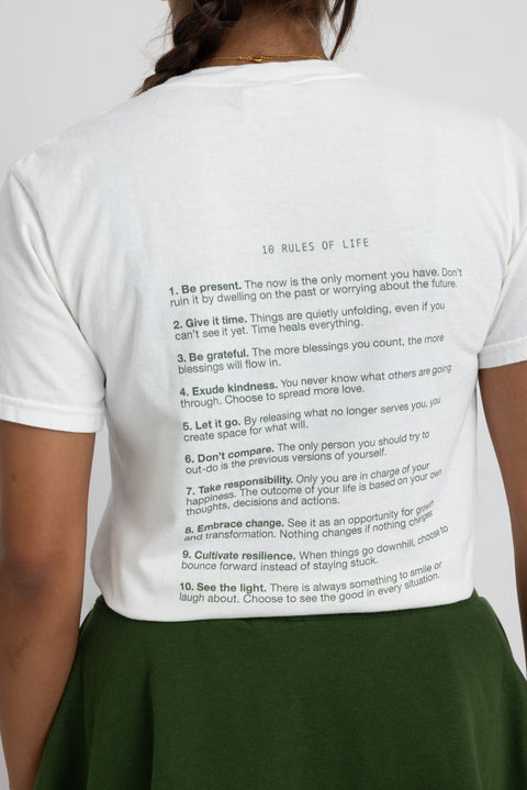 Be Present / 10 Rules Of Life Shirts