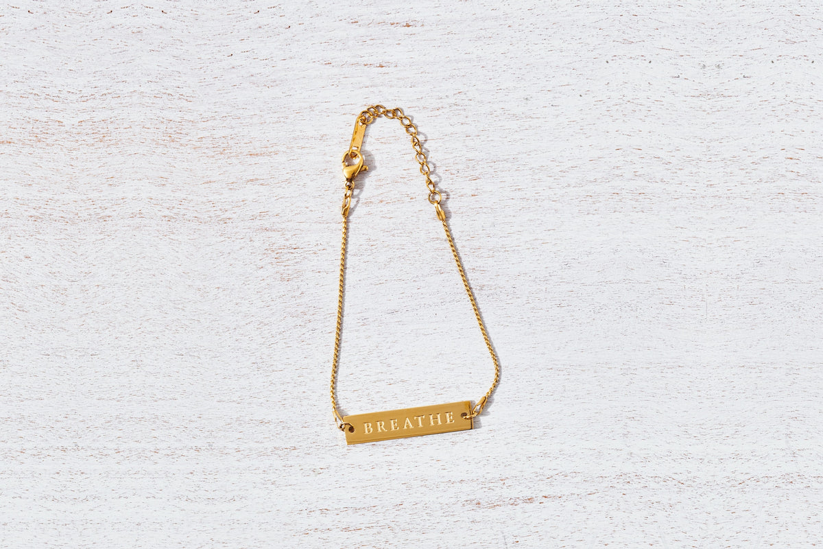 Remember To Breathe Bracelet
