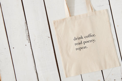 Coffee, Books & Rain Tote Bag