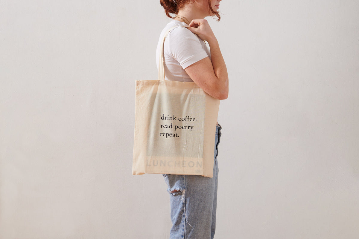 Drink Coffee. Read Poetry. Repeat. Tote
