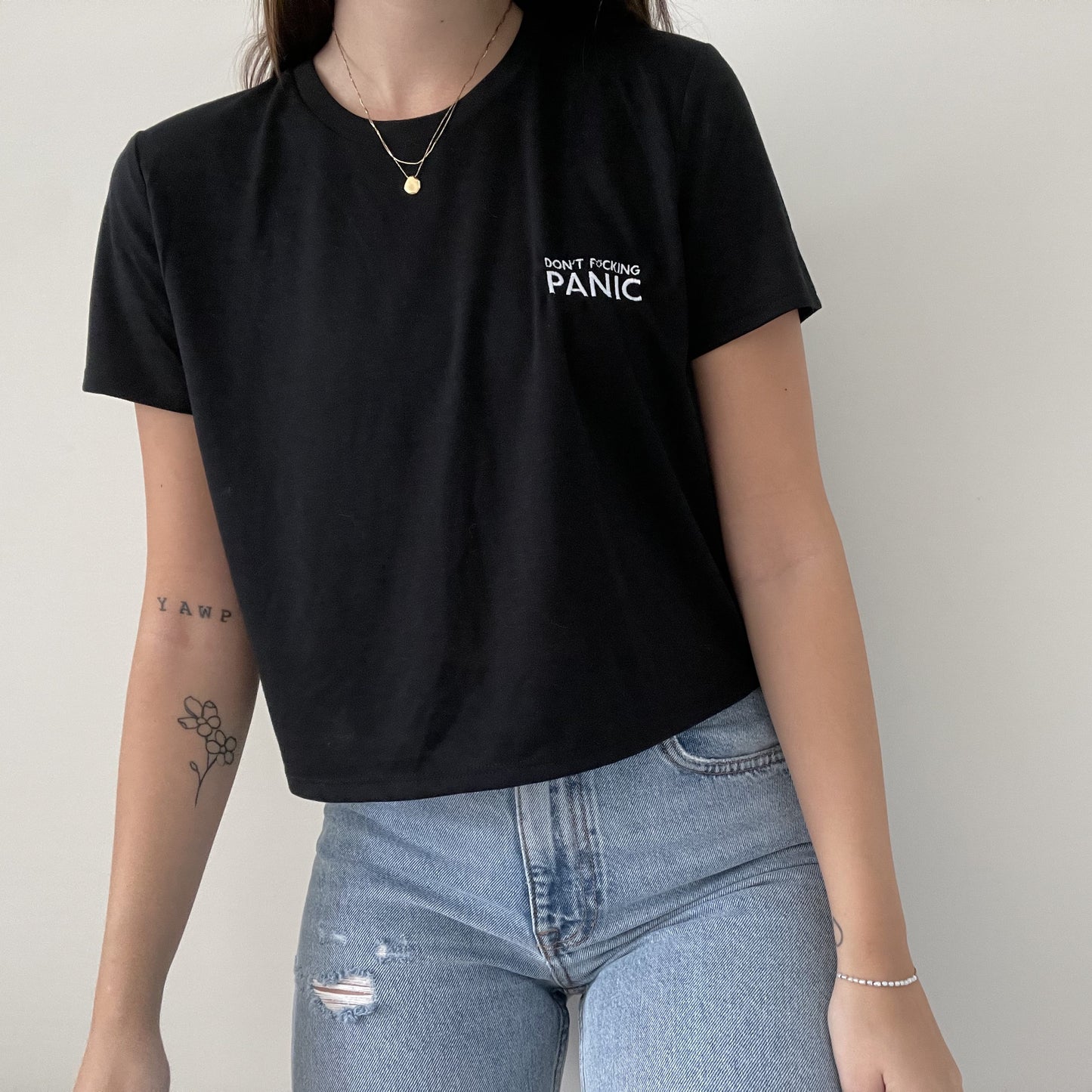 Don't F*cking Panic Crop Top