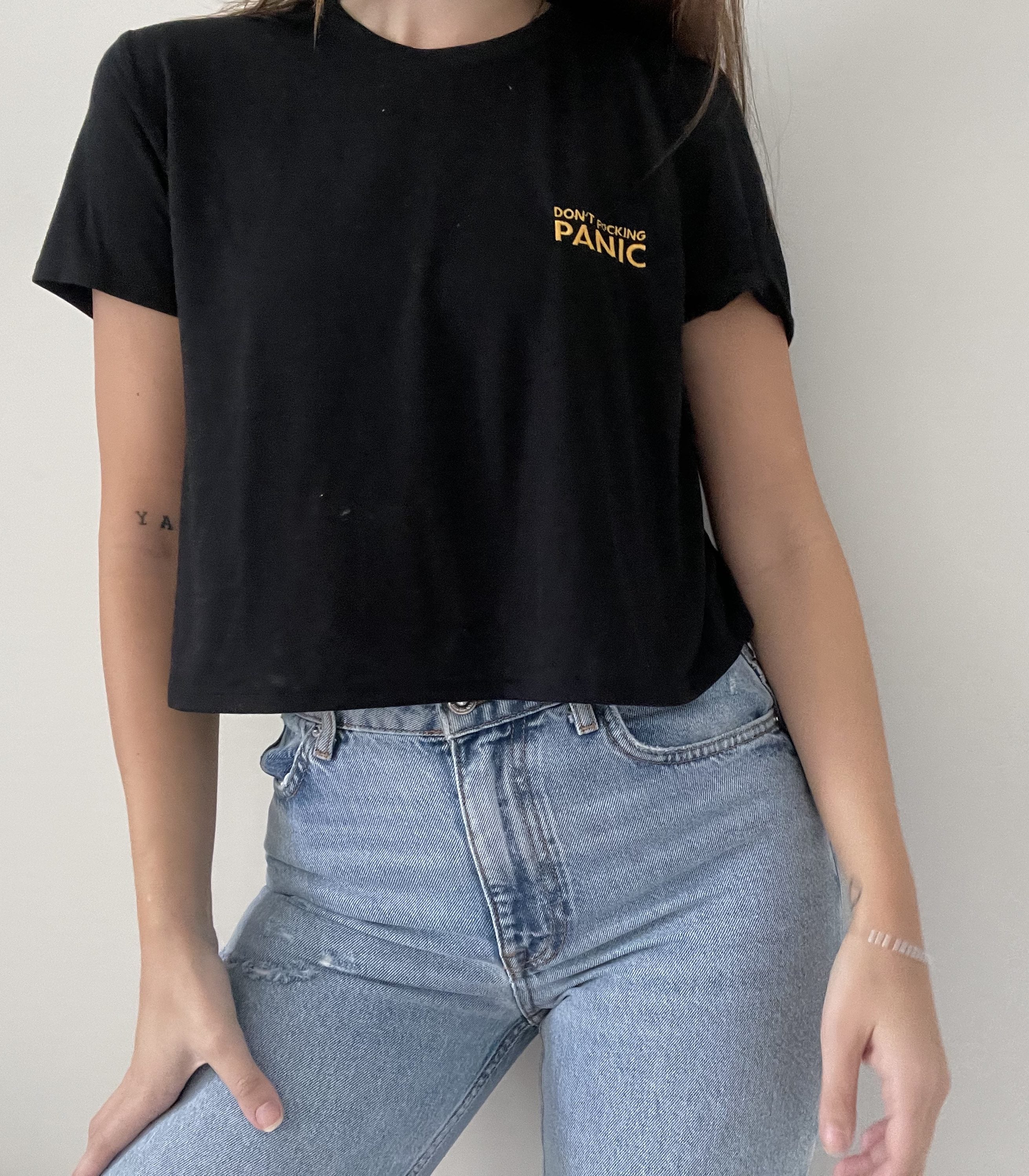 Don't F*cking Panic Crop Top