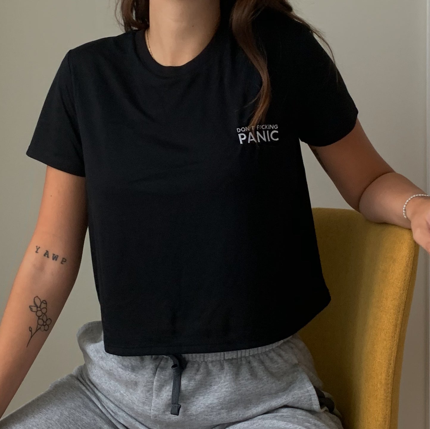 Don't F*cking Panic Crop Top