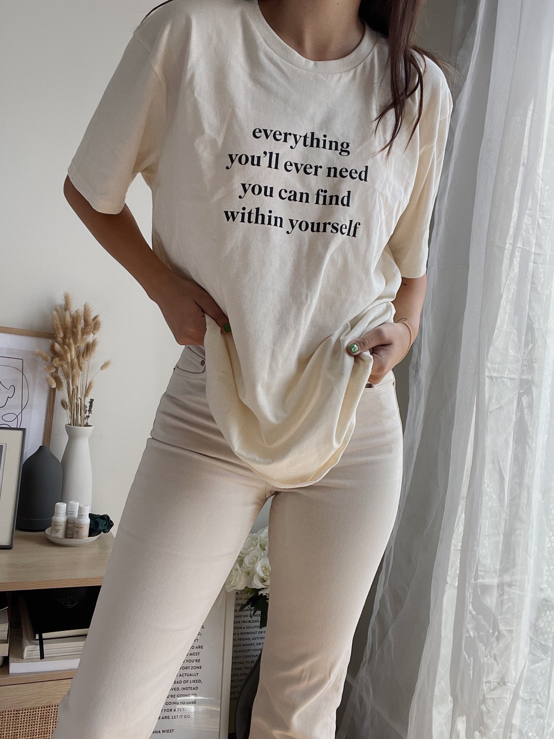 Everything You'll Ever Need — Organic Cotton T-Shirt - Shop Catalog