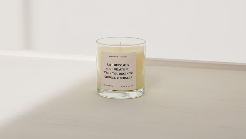 Life Becomes More Beautiful Candle - Shop Catalog
