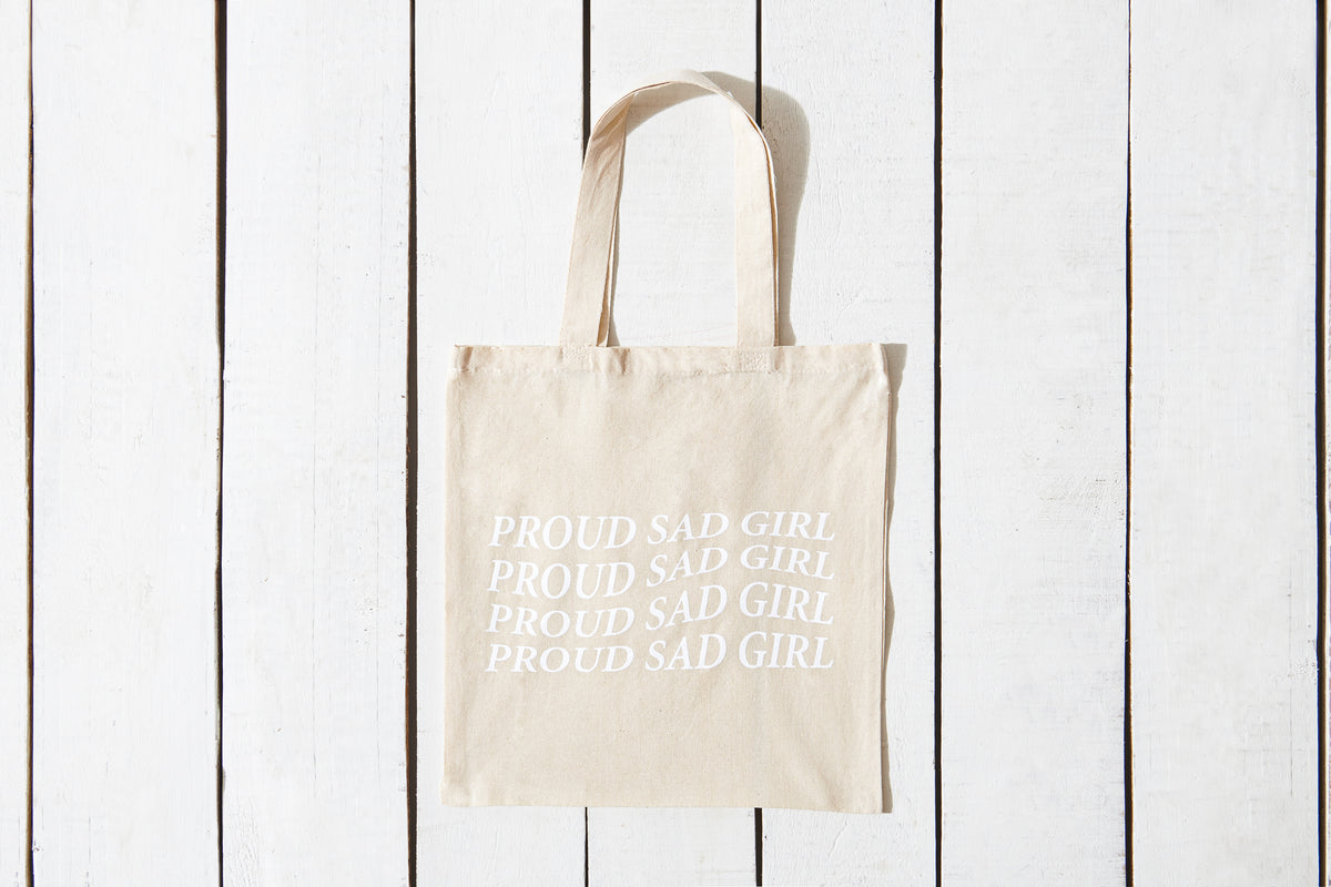 Michaela Poetry Proud Sad Girl Tote