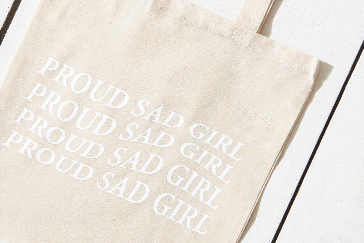 Michaela Poetry Proud Sad Girl Tote