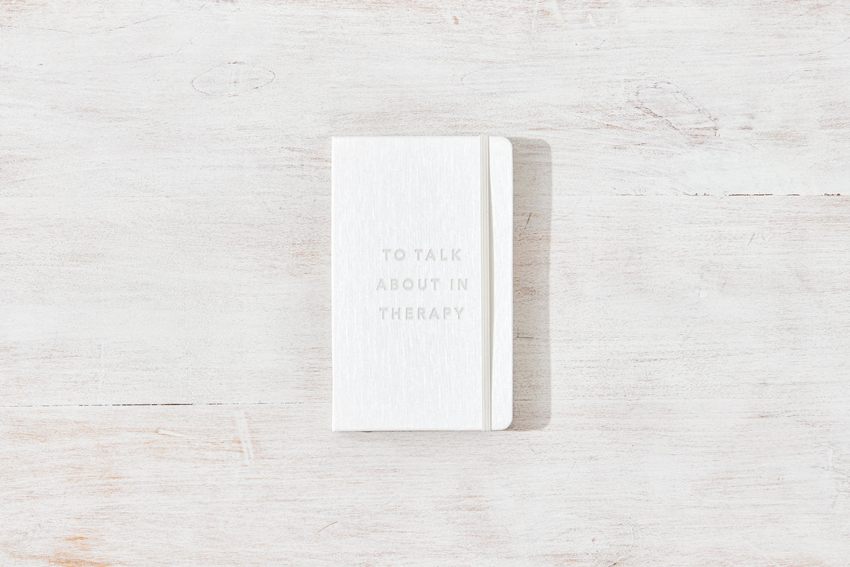 To Talk About In Therapy Journal