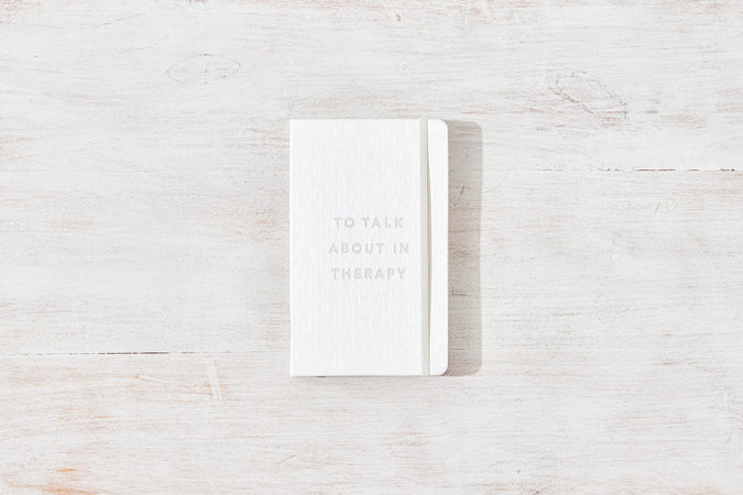 To Talk About In Therapy Journal - Shop Catalog