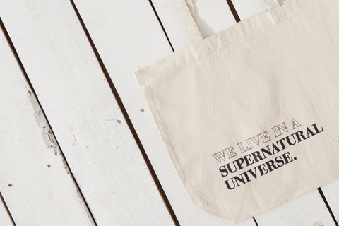 We Live In A Supernatural Universe Tote