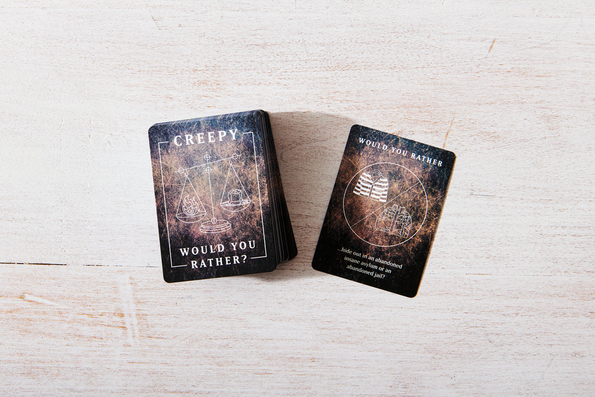 Creepy Would You Rather Cards